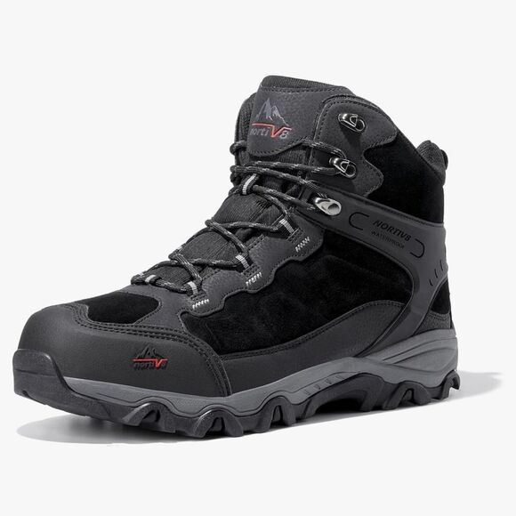 NORTIV 8 Waterproof Hiking Boots MidTrekking Lightweight Mountaineering 9.5‎ NWT - Picture 1 of 13
